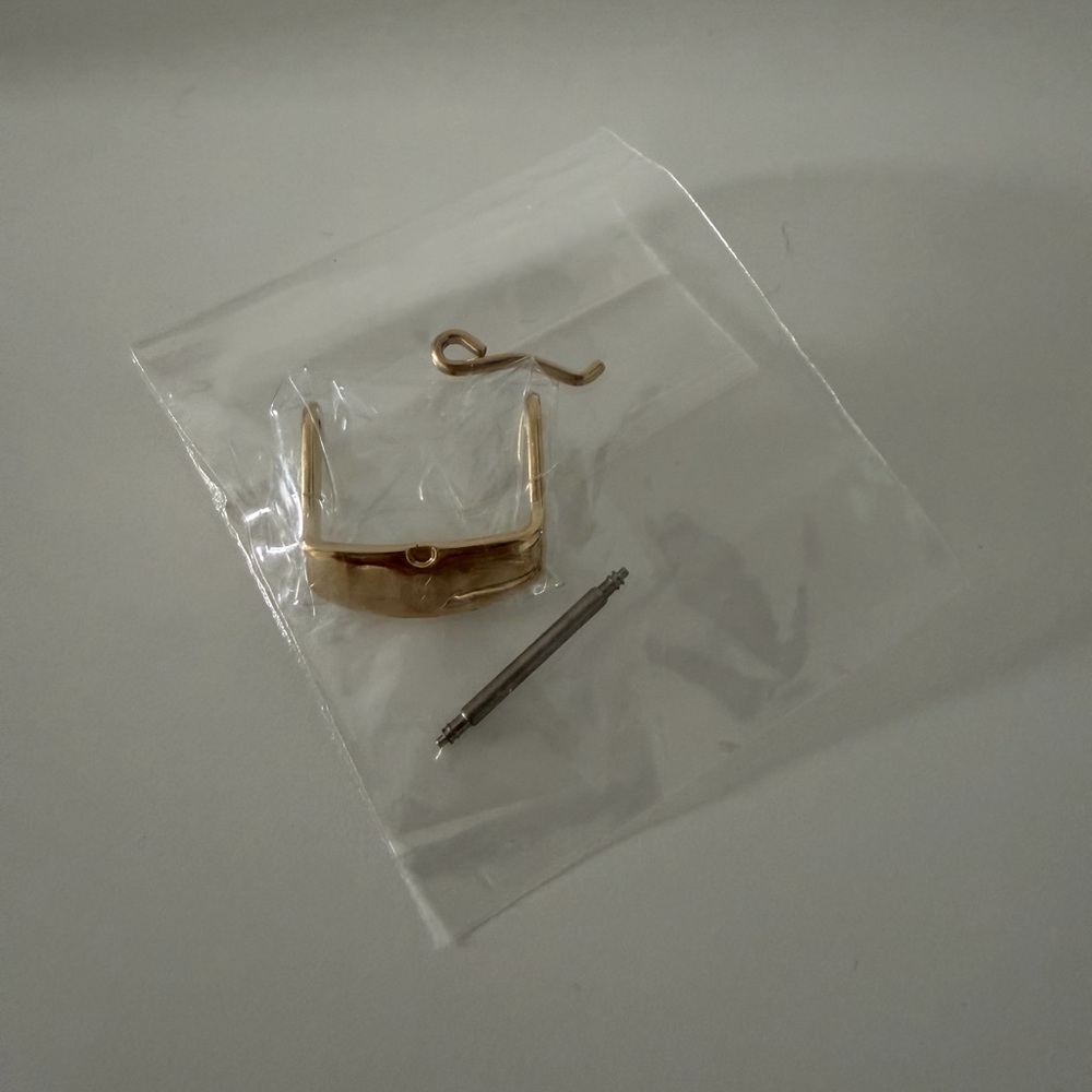Michele Watch Gold Watch Clasp and Pin Set (NWOT)